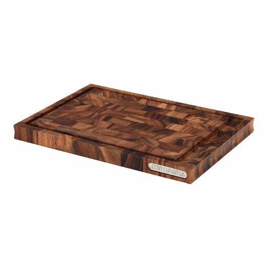 Continenta carving board end grain, cutting board, kitchen board, wooden board, acacia wood, 36.5 x 25 cm, 4850