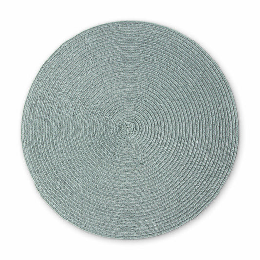 Continenta Round Table Set, Placemat, Placemat, Place Mat, Coaster, Plastic, Ø 38 cm, Grey-Green 6624