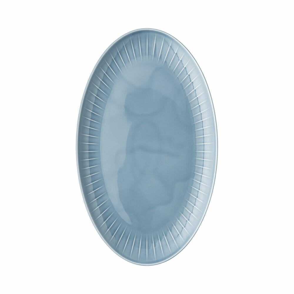 Rosenthal Platte Joyn Denim Blue, Servierplatte, Porzellan, Blau, 38 cm, 44020-640211-12738