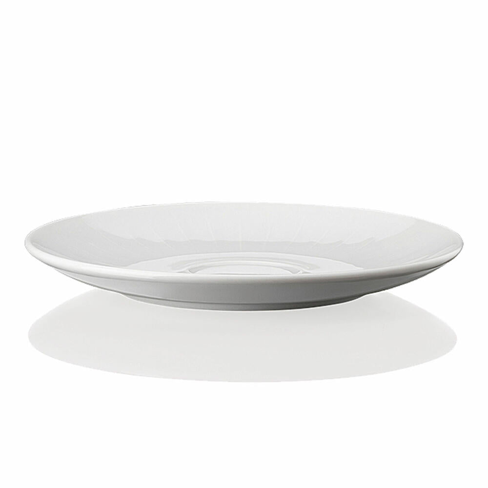 Arzberg Joyn coffee saucer, underplate, porcelain, white, 16 cm, 44020-800001-14741