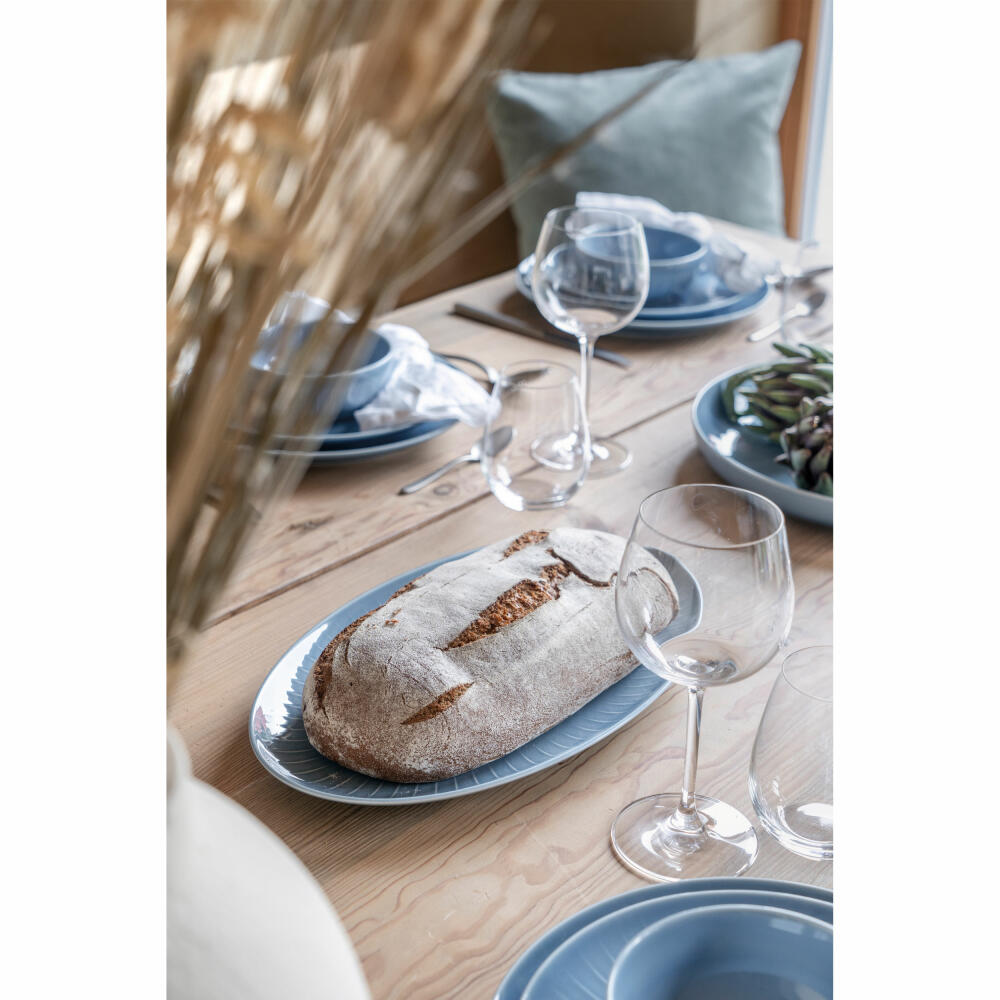 Rosenthal Platte Joyn Denim Blue, Servierplatte, Porzellan, Blau, 38 cm, 44020-640211-12738