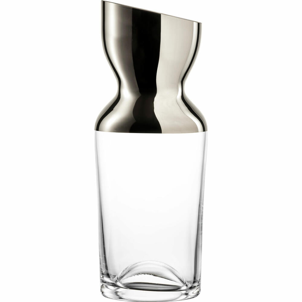Eisch Karaffe No Drop, Wasserkaraffe, Weinkaraffe, Kristallglas, Platin, 1 L, 30184311