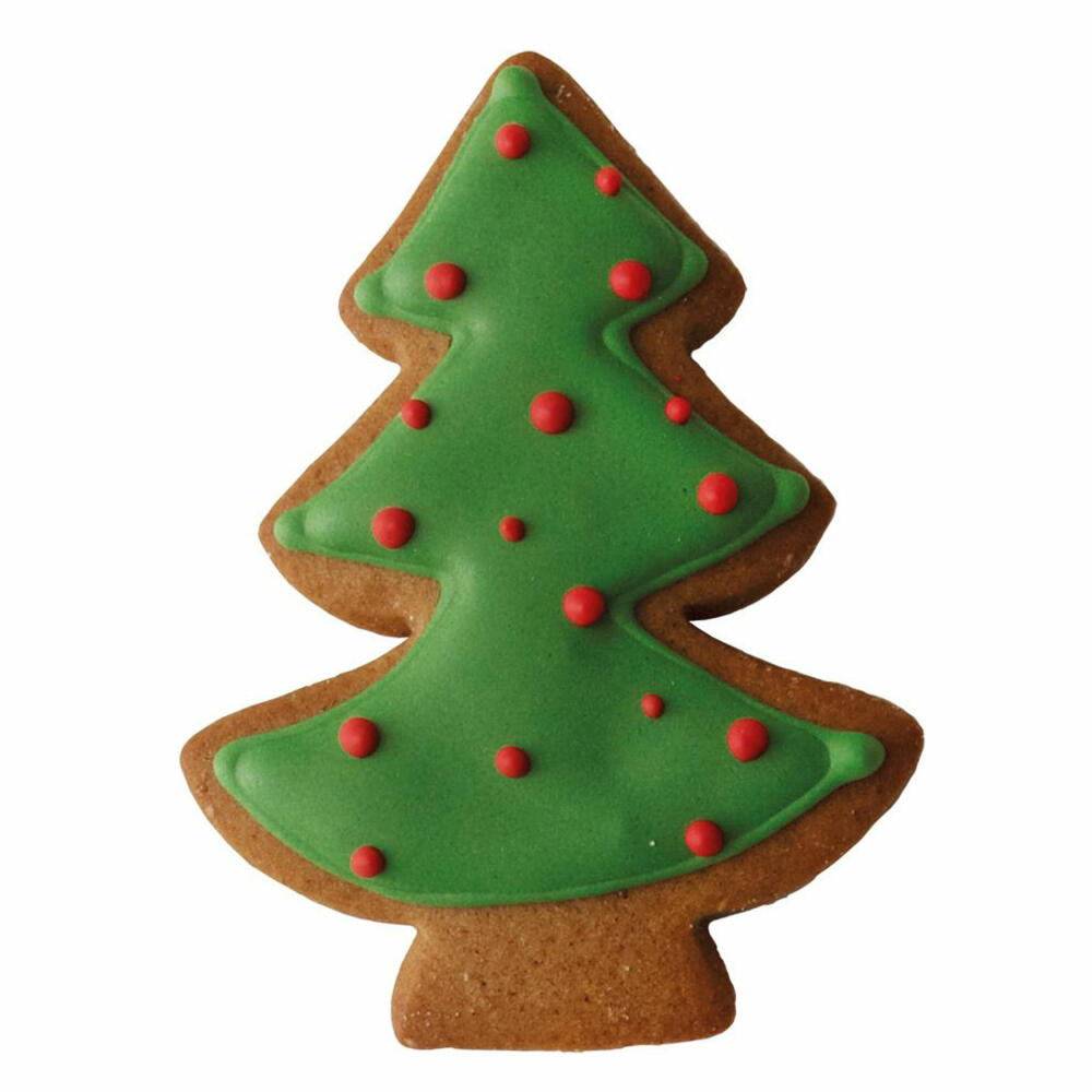 Birkmann Christmas tree cookie cutter, cookie cutter, cookie shape, biscuit, cookies, stainless steel, 8 cm, 194267