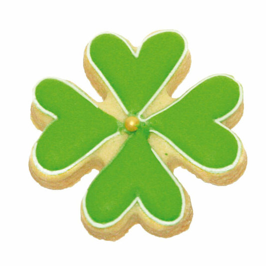 Birkmann Ausstechform Kleeblatt, Ausstecher, Plätzchenform, Keks, Plätzchen, Edelstahl, 6 cm, 194816