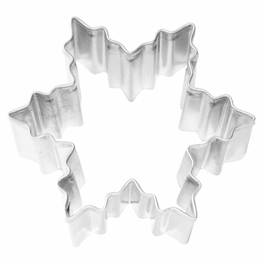 Birkmann cookie cutter snowflake, cookie cutter, cookie shape, biscuit, biscuits, stainless steel, 6 cm, 193239