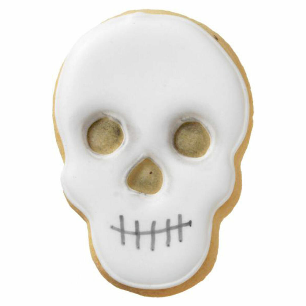 Birkmann Ausstechform Totenkopf, Ausstecher, Plätzchenform, Keks, Plätzchen, Edelstahl, 7 cm, 195219