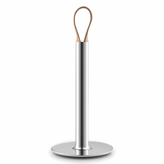 Eva Solo Küchenrollenhalter, Rollenhalter, Küchenrollenständer, Gummi/Edelstahl/Leder, H 30.5 cm, 530606