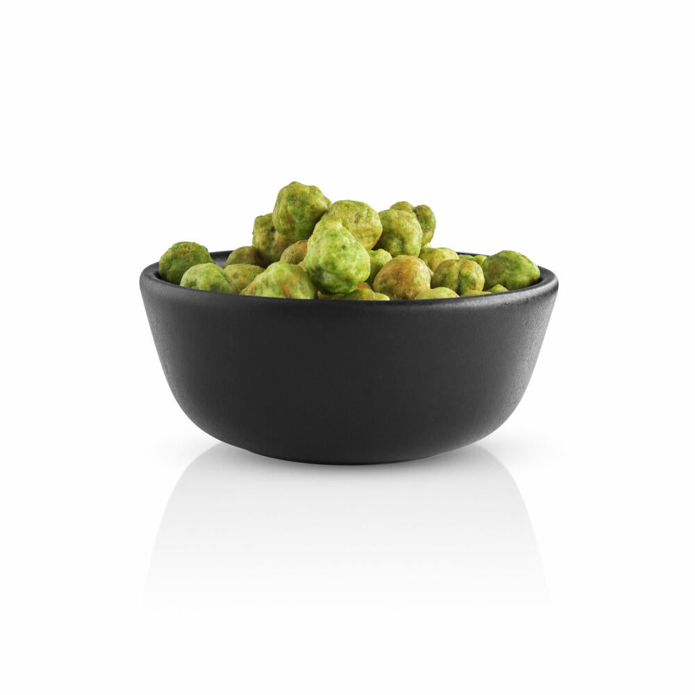 Eva Solo Nordic kitchen Schale, Kleine Schüssel, Dipschale, Snackschale, Steinzeug, Black / Schwarz, 100 ml, Ø 9 cm, 512702