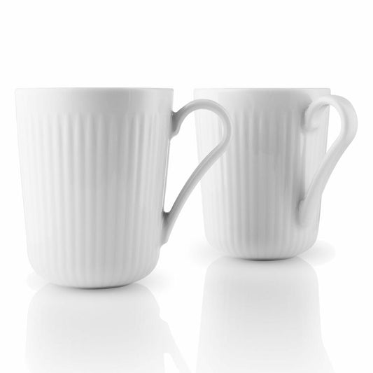 Eva Solo Legio Nova, Tasse, Tassen, Tassen-Set, Kaffeetasse, Kaffeebecher, Porzellan, Weiß, 340 ml, 2er Set, 887307