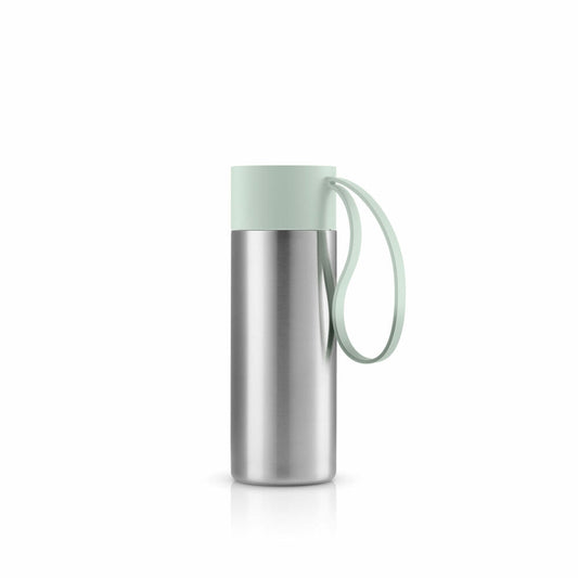 Eva Solo Isolierbecher To Go Cup, Thermobecher, Edelstahl, Kunststoff, Sage, 350 ml, 567045