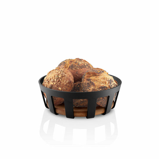 Eva Solo Brotkorb Nordic Kitchen, Bambus, Kunststoff, Black, 21.5 cm, 520447