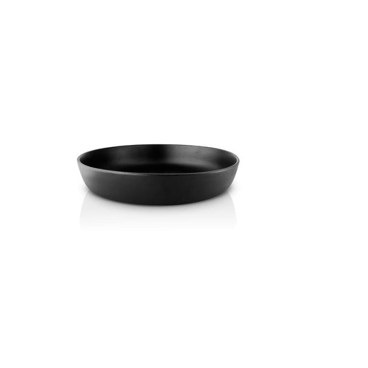 Eva Solo Salatschüssel Nordic kitchen niedrig, Steinzeug, Black, Ø 28 cm, 512707
