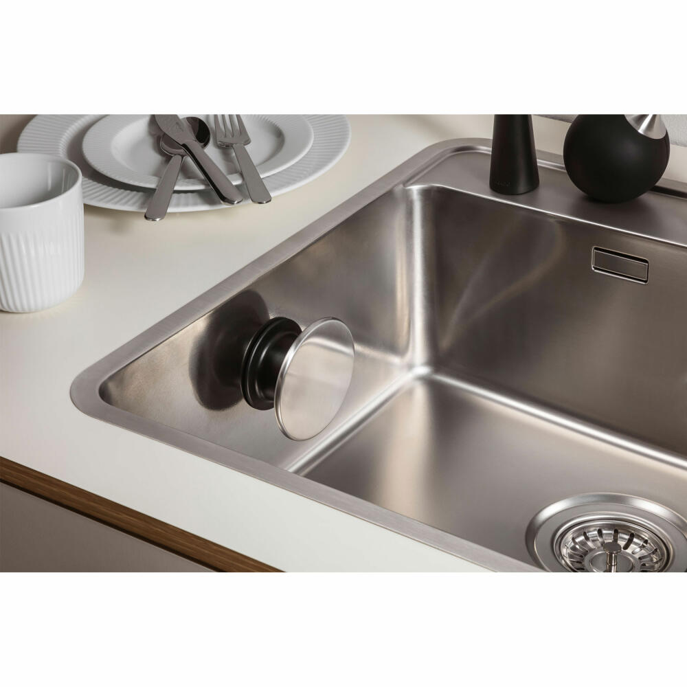 Eva Solo dishcloth holder, dishcloth hook, stainless steel, plastic, Stainless Steel, 530680