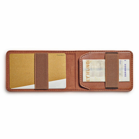 Eva Solo Kartenportemonnaie Cognac, Geldbeutel, Portemonnaie, Leder, Gummiband, Braun, 549012