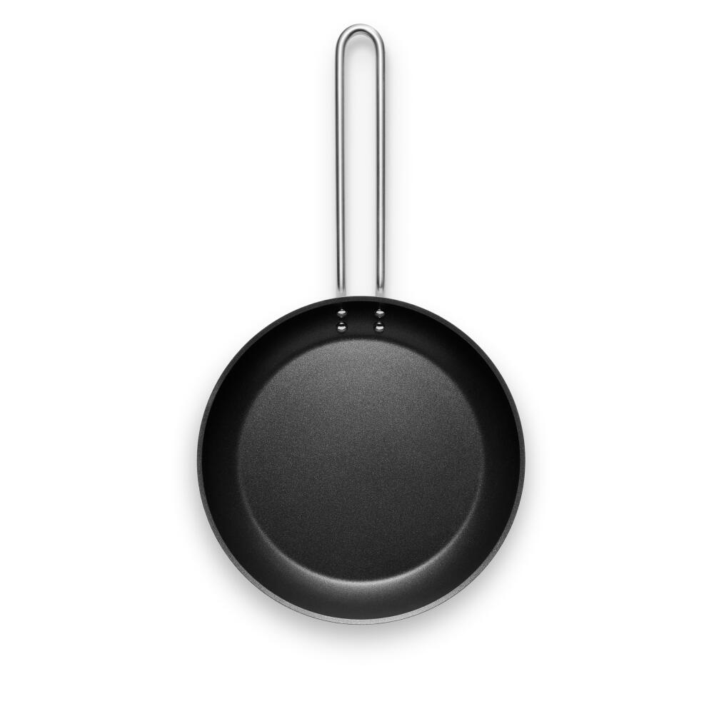 Eva Trio White Line Bratpfanne, Pfanne, Induktionsgeeignet, Aluminium, Edelstahl, Keramik Beschichtung, White, 24 cm, 266424