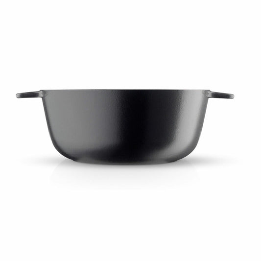 Eva Solo roaster, cast iron roaster, braising pan, casserole, cooking, cookware, black, cast iron, Ø 32 cm, 8 L, 216440