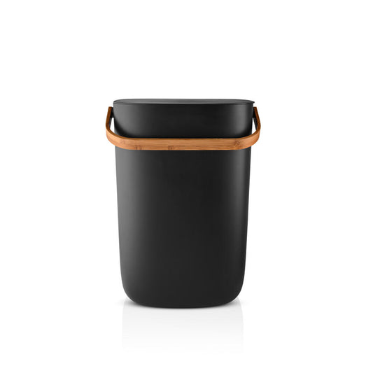 Eva Solo Abfallsortierbehälter Reflect, Mülleimer, Kunststoff, Bambus, Black, 33 L, 537779