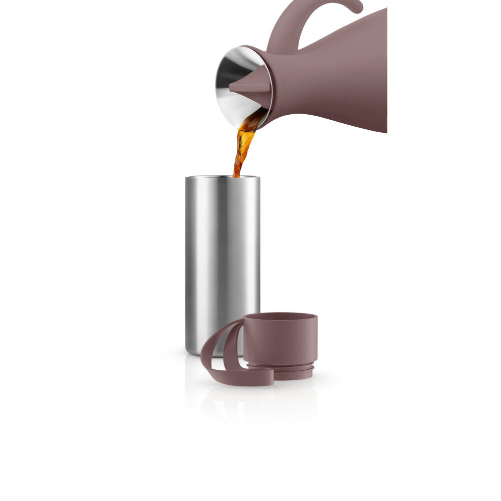 Eva Solo To Go Cup, mug, cup, stainless steel, plastic, Vintage Brown, 0.35 L, 567006