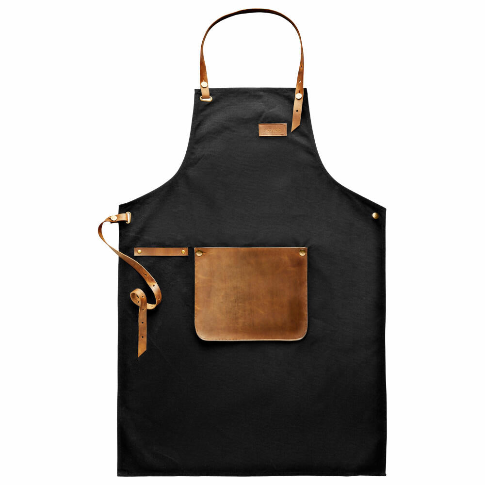 Eva Solo Apron, BBQ Apron, Kitchen Apron, Cooking Apron, Grilling, Canvas/Leather, One Size, 571113
