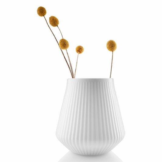 Eva Solo Legio Nova Vase, Tischvase, Dekovase, Blumenvase, Dekoration, Porzellan, Weiß, H 16 cm, 887287