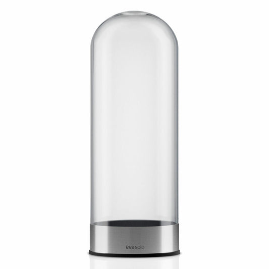 Eva Solo Kaffeekapsel Spender, Kapselhalter, Kapsel, Halter, Kapselständer, Edelstahl/Glas/Silikon, Transparent, Ø 8 cm, 501101