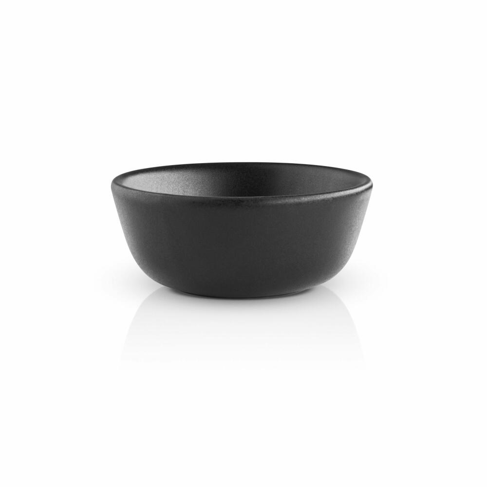 Eva Solo Nordic kitchen Schale, Kleine Schüssel, Dipschale, Snackschale, Steinzeug, Black / Schwarz, 100 ml, Ø 9 cm, 512702