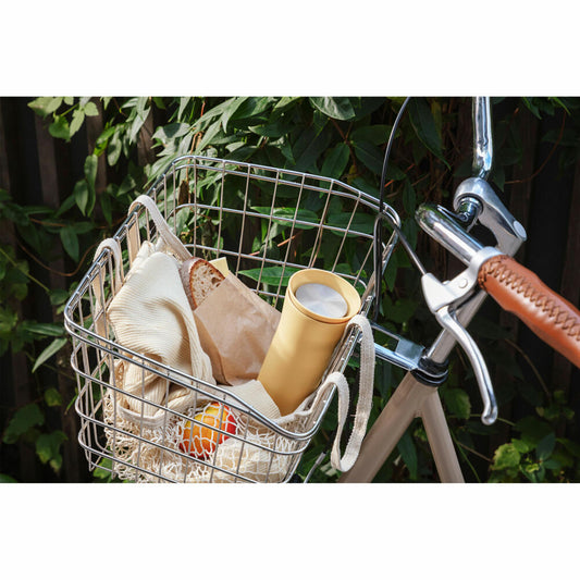 Eva Solo City To Go Cup Golden Sand, Thermobecher, Isolierbecher, Thermo Becher, Edelstahl / Kunststoff, 350 ml, 567043