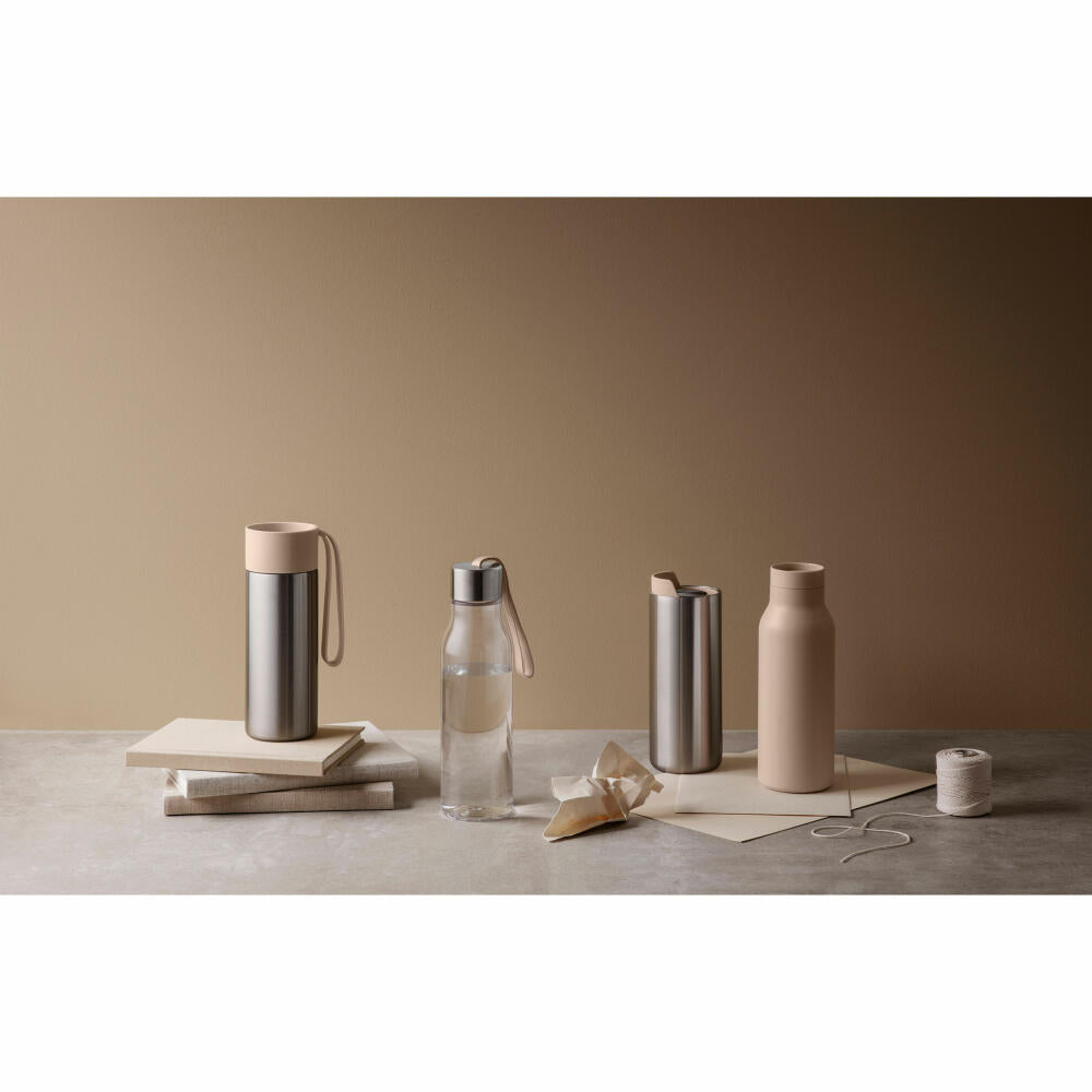 Eva Solo To Go Cup Soft Beige, Kaffeebecher, Thermobecher, Isobecher, Edelstahl / Kunststoff, 350 ml, 567046