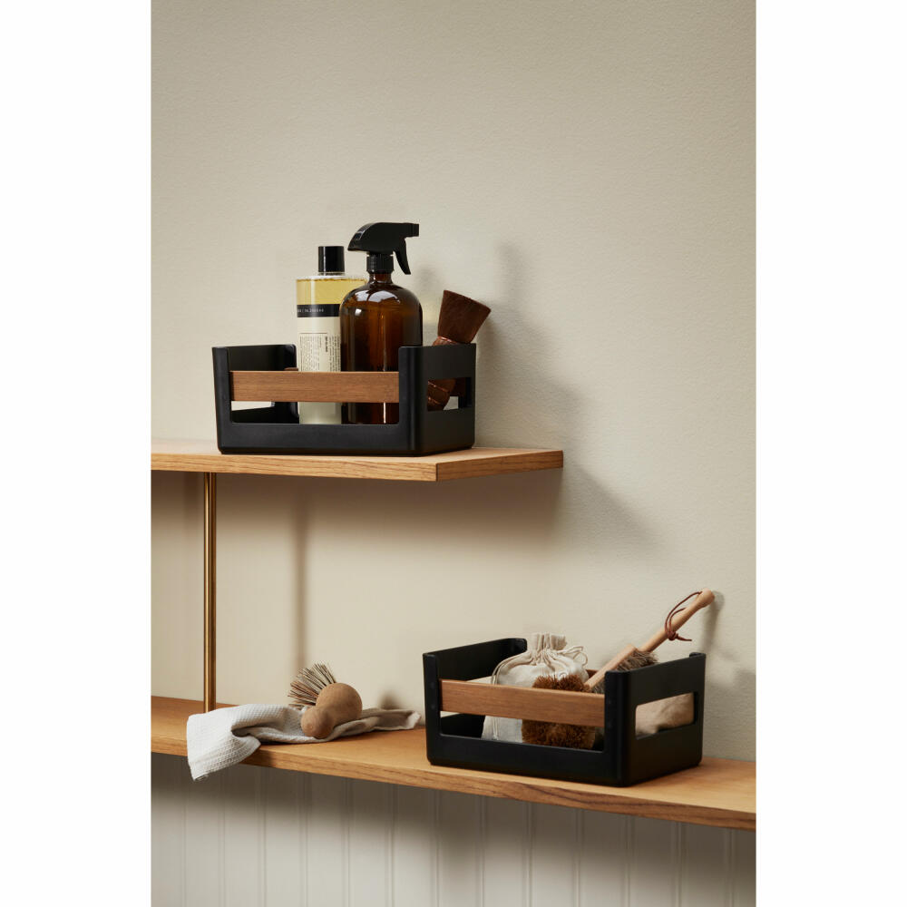 Eva Solo storage box Nordic Kitchen, bamboo, plastic, black, 26 x 18 cm, 520445