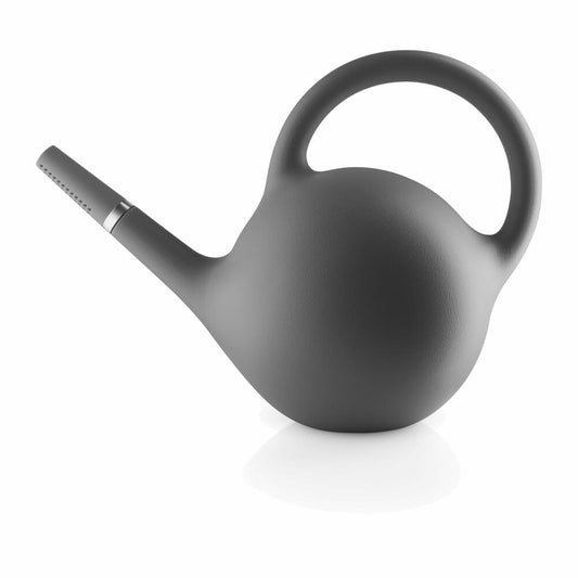 Eva Solo Globe Gießkanne, Blumengießkanne, Haus-Gießkanne, Bewässerung, Kunstoff/ Edelstahl, Dunkelgrau, 9 L, 568308