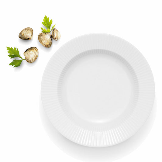 Eva Solo Legio Nova Teller Tief, Suppenteller, Suppe, Essteller, Speiseteller, Porzellan, Weiß, Ø 25 cm, 887224
