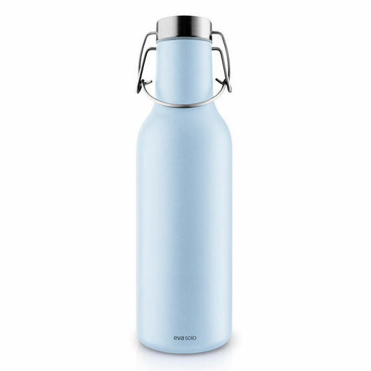 Eva Solo Cool Insulated Bottle Soft Blue, Bottle, Insulated Bottle, Stainless Steel, Plastic, Silicone, Light Blue, 700 ml, 567096