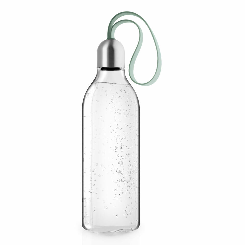 Eva Solo Backpack Drinking Bottle Faded Green, Bottle, Plastic, Silicone, Stainless Steel, Green, 500 ml, 505014