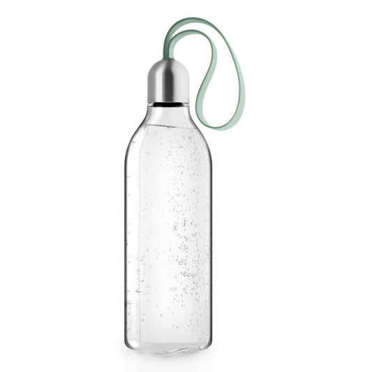 Eva Solo Backpack Drinking Bottle Faded Green, Bottle, Plastic, Silicone, Stainless Steel, Green, 500 ml, 505014