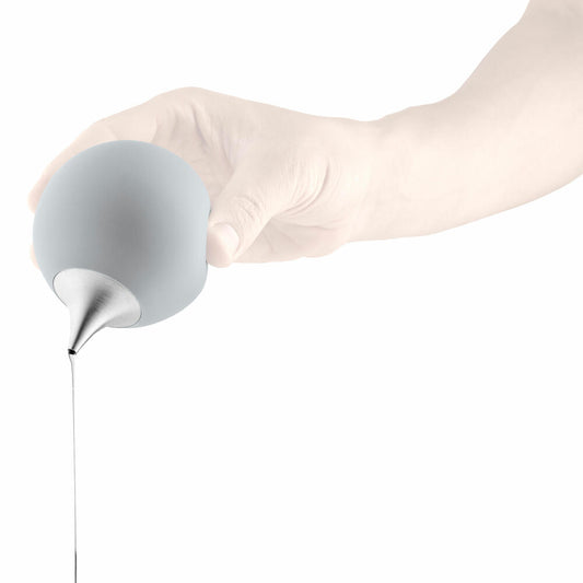 Eva Solo Seifenspender Marble Grey, Dosierspender, Seifenbehälter, Silikon, Kunststoff, Edelstahl, Grau, Ø 8 cm, 530675