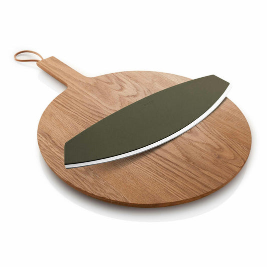 Eva Solo Pizza- und Kräutermesser Green Tool, Wiegemesser, Pizzaschneider, Kunststoff, Stahl, Grün, 531500