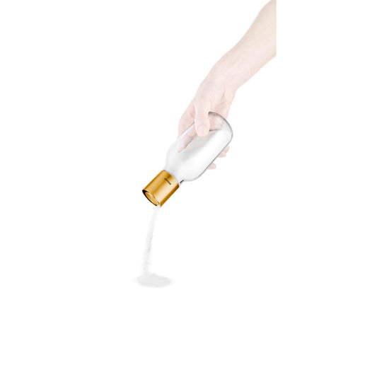 Eva Solo sugar dispenser, borosilicate glass, PVD-coated stainless steel, silicone, brass, 350 ml, 567689