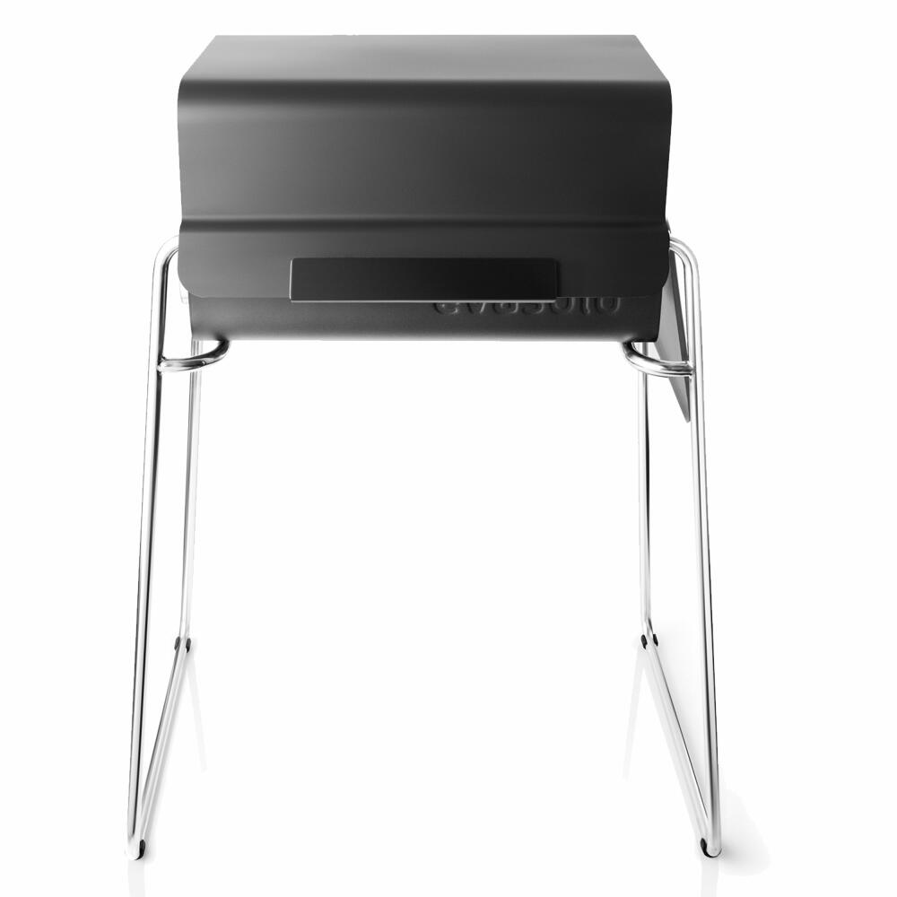 Eva Solo Bein und Beisteltisch für Box Gasgrill, Zubehör, Grillen, Barbecue, BBQ, Pulverlackierter Stahl, Edelstahl, 571132