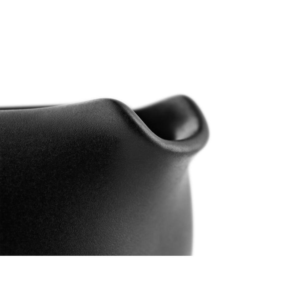 Eva Solo Sauciere Nordic kitchen, Soßenschüssel, Steinzeug, Black, 0.4 L, 512710