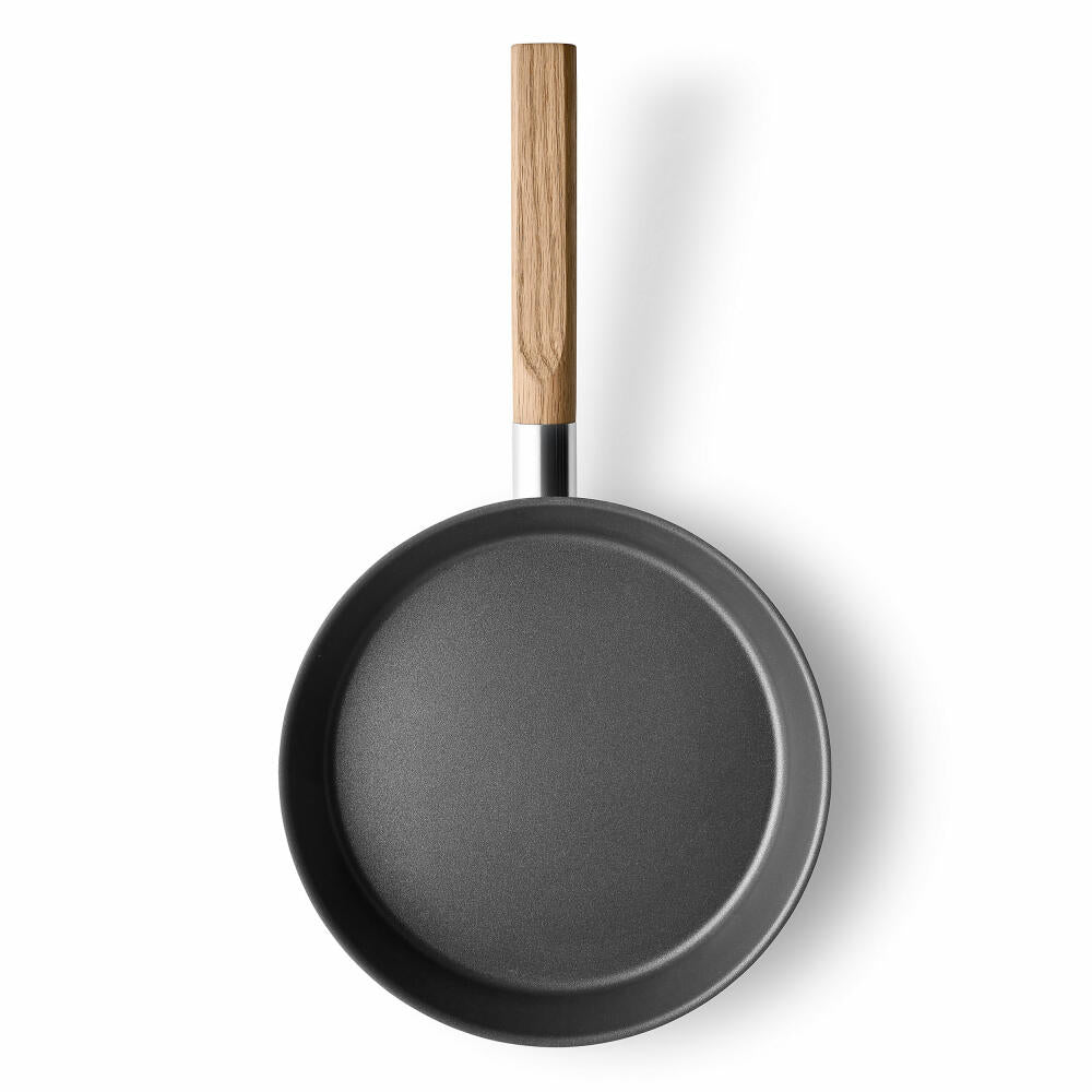 Eva Solo Nordic kitchen Bratpfanne, Pfanne, Schmorpfanne, Gemüsepfanne, Steakfpanne, Fischpfanne, Kochen, Edelstahl, Ø 24 cm, 281324