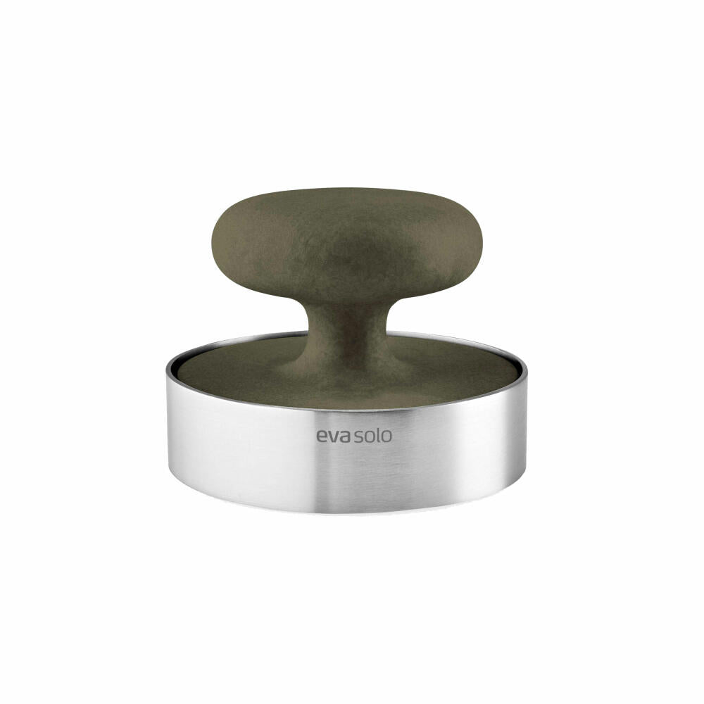 Eva Solo Patty-Presse Green Tool, Burgerpresse, Hamburger Presse, Edelstahl, Kunststoff, Grün, D 9.1 cm, 531501