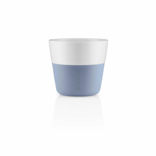 Eva Solo Lungo-Becher Blue Sky, 2er Set, Kaffeebecher, Porzellan / Silikon, 230 ml, 501127
