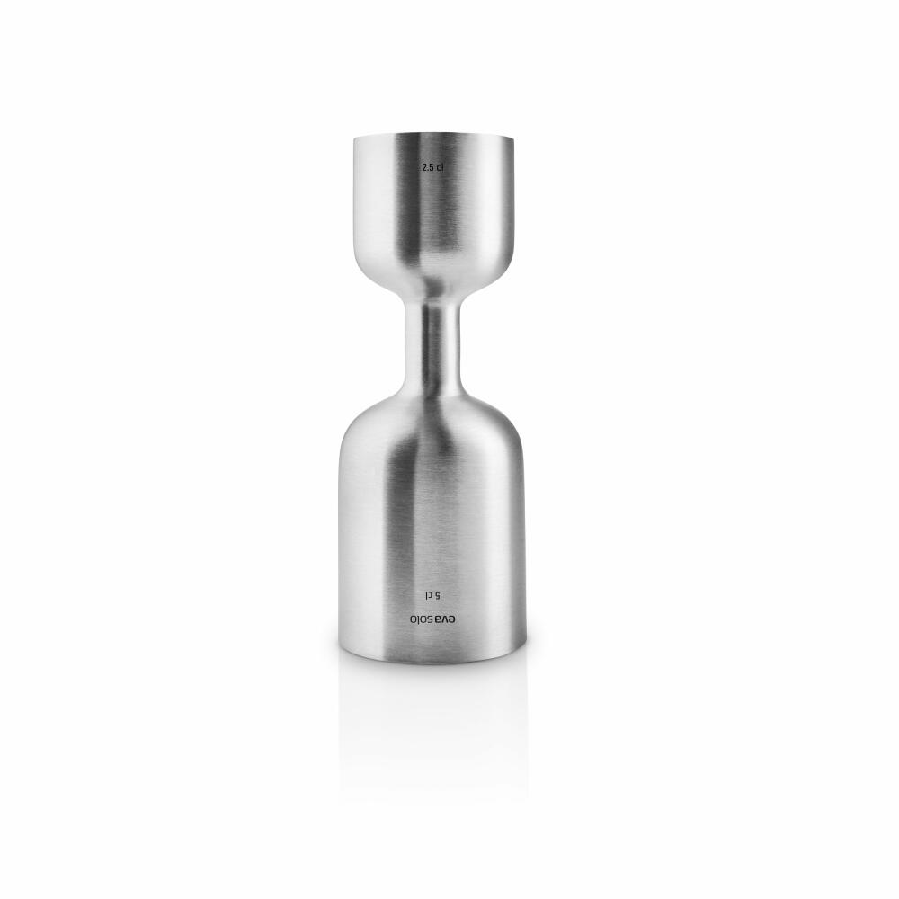 Eva Solo Cocktail-Messbecher Liquid Lounge, Edelstahl, Brushed Steel, 2.5 cl / 5 cl, 822017