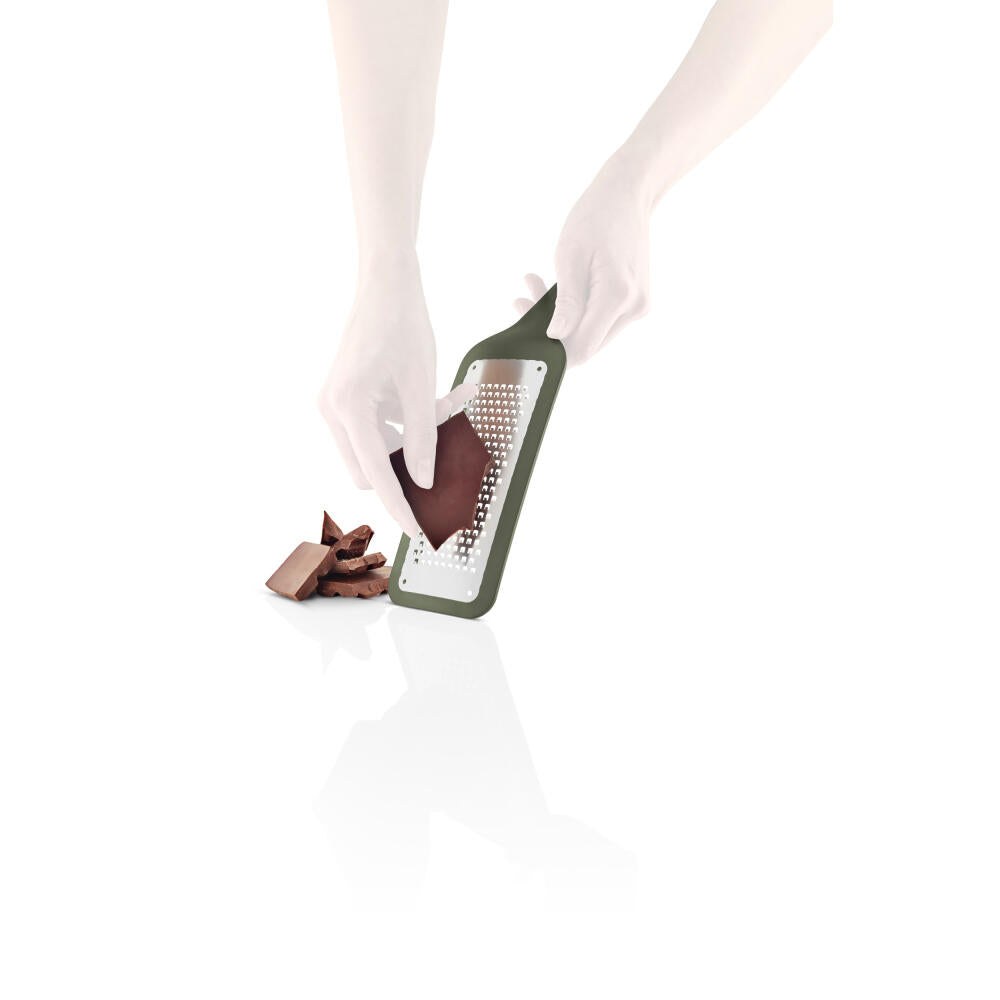 Eva Solo kitchen grater Green tools medium, stainless steel, rubber, plastic, green, 26 cm, 531538