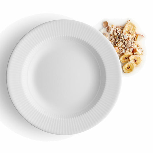 Eva Solo Legio Nova Teller Tief, Suppenteller, Suppe, Essteller, Speiseteller, Porzellan, Weiß, Ø 22 cm, 887223