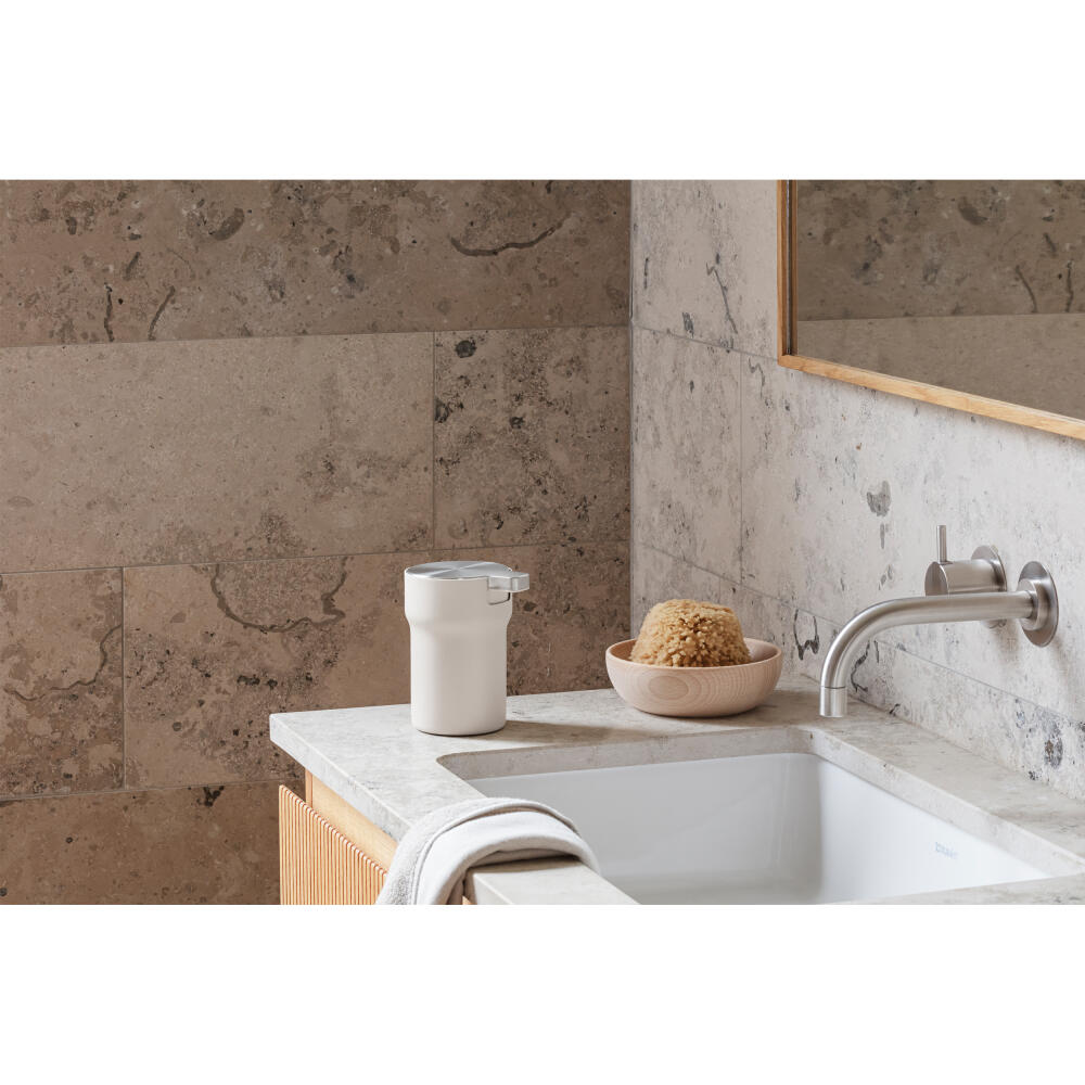 Eva Solo Soap Dispenser Citadel, Dosing Dispenser, Stainless Steel, Plastic, Sand, 12 cm, 537797