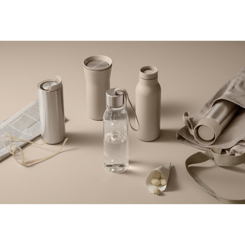 Eva Solo City To Go Cup, 90% recycled stainless steel, plastic, Pearl Beige, 0.35 L, 567036