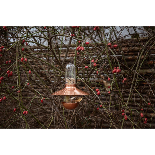 Eva Solo bird feeder De luxe, borosilicate glass, copper, silicone, steel, copper, 571013