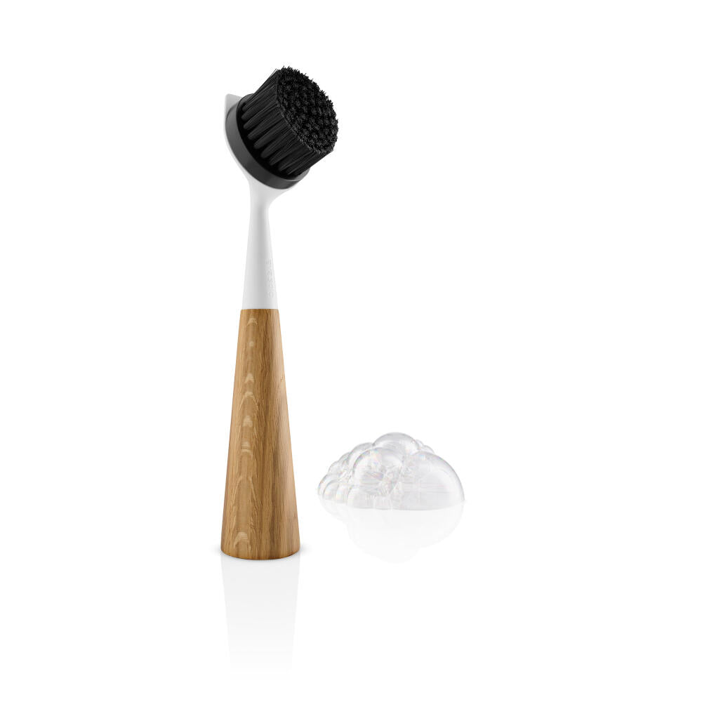 Eva Solo Dishwashing Brush Oak Nylon, Dish Brush, Oak, Plastic, White, 23 cm, 530701