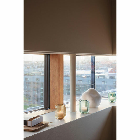 Eva Solo Acorn Glaskerzenhalter Leaf Green, 2er Set, Teelichthalter, Kerzenhalter, Windlicht, UV-beständiges Glas, Grün, H 8 cm, 571380